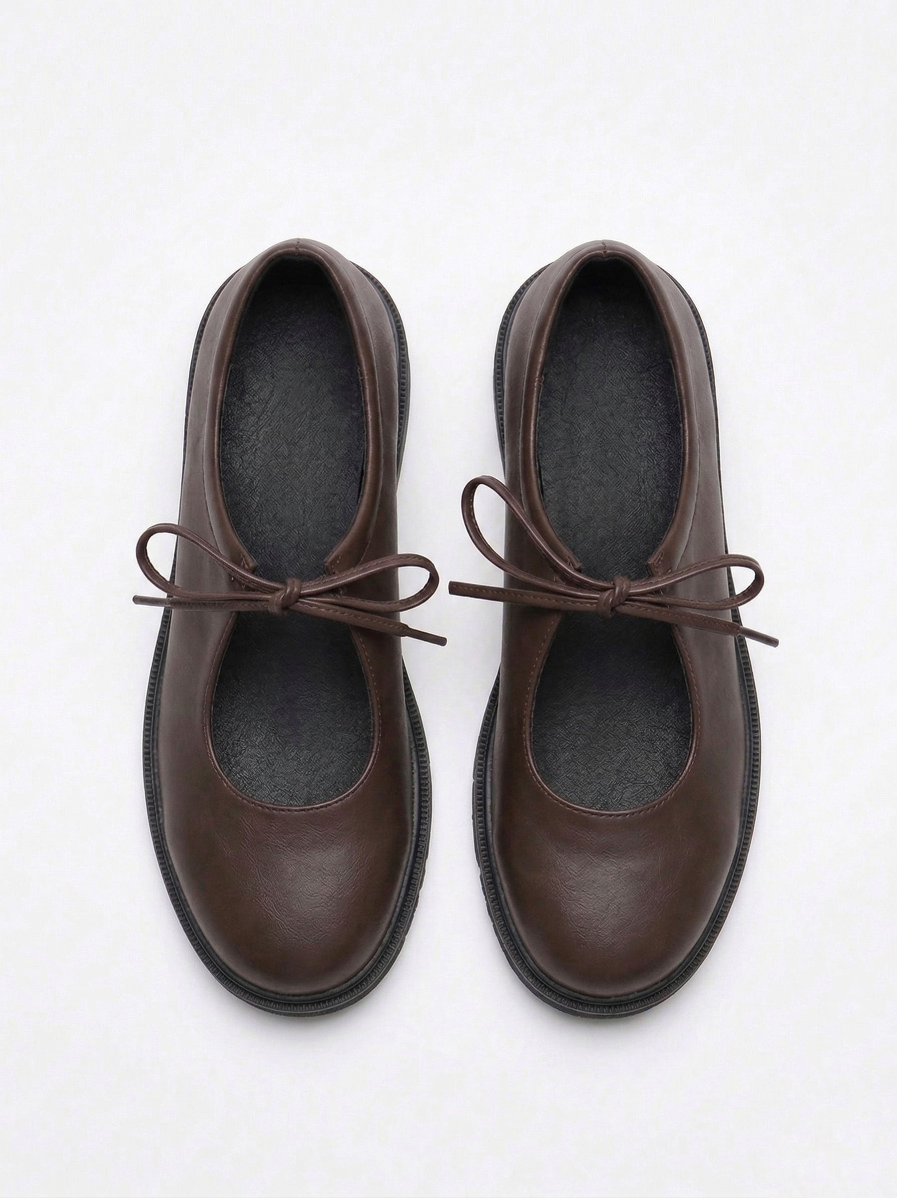 Zapato lazos Emily Café
