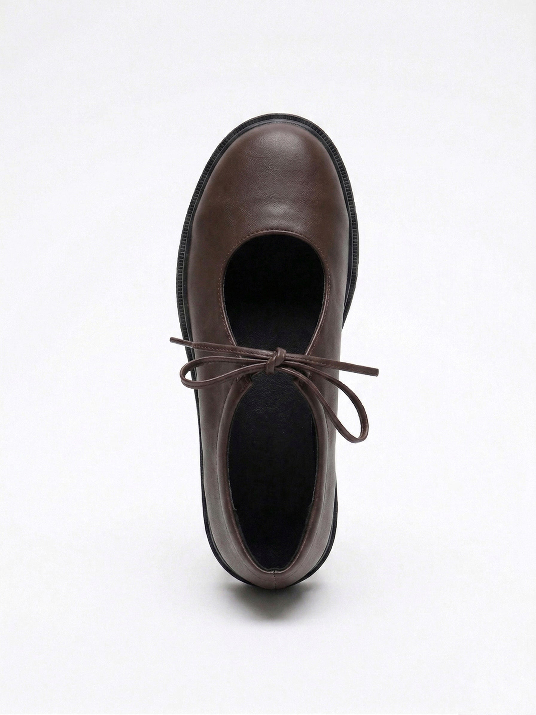 Zapato lazos Emily Café