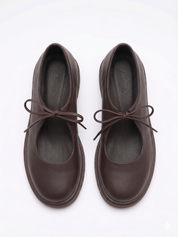 Zapato lazos Emily Café