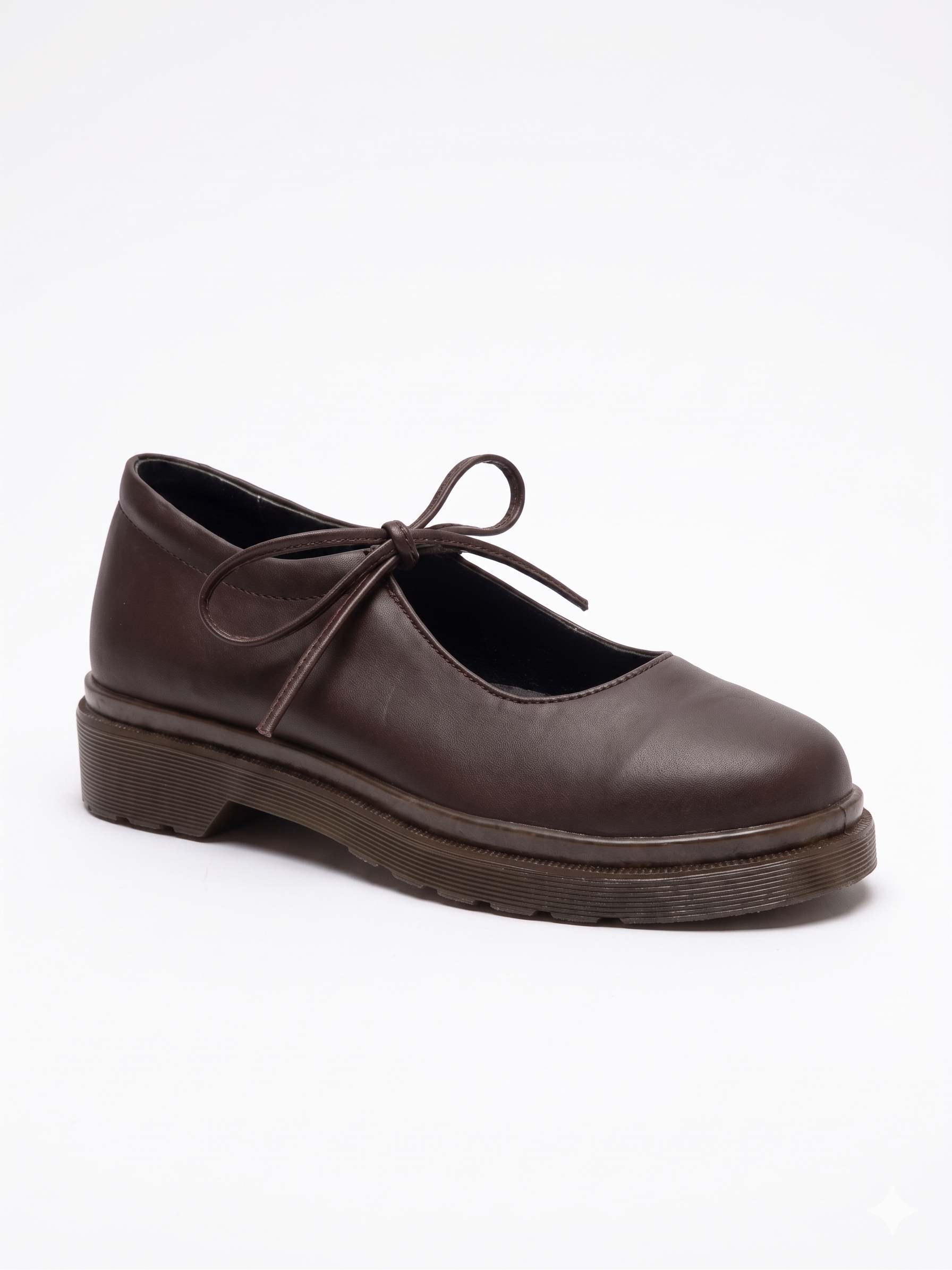 Zapato lazos Emily Café