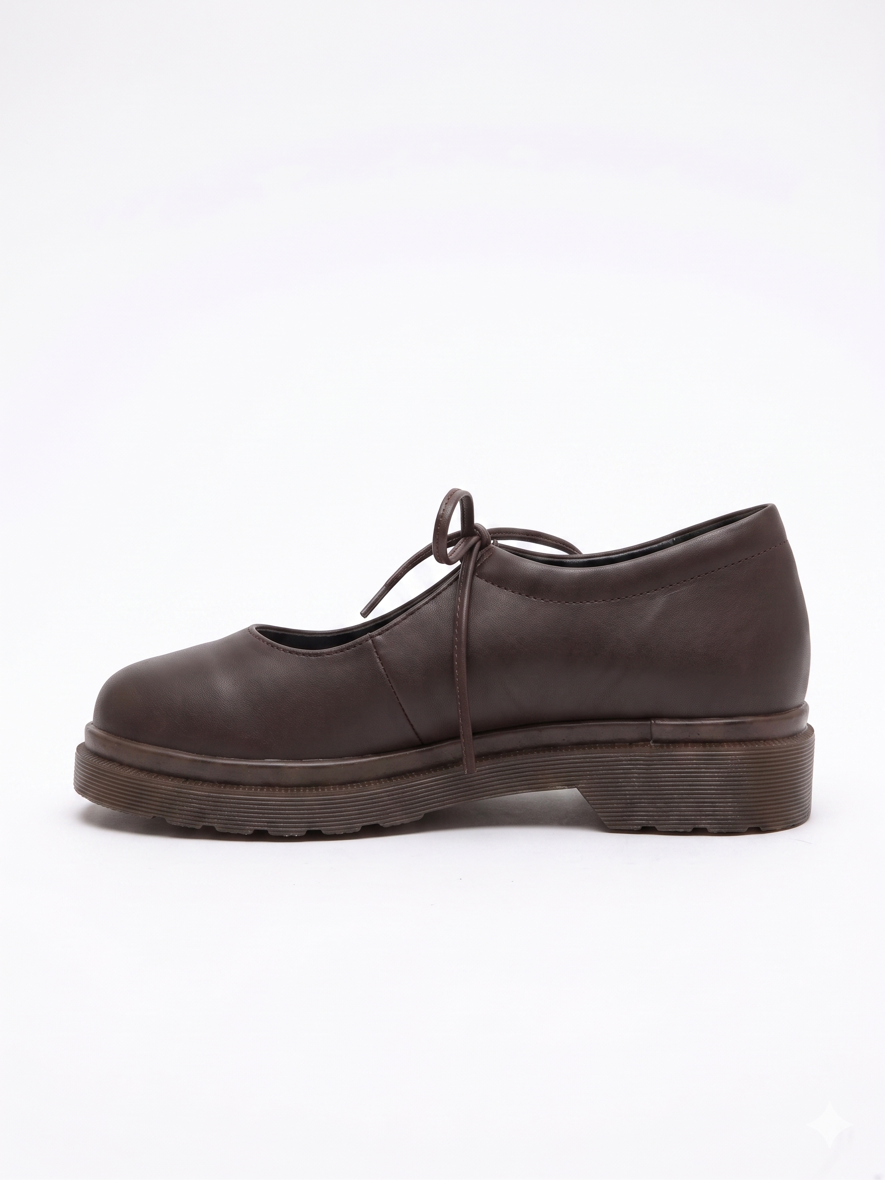 Zapato lazos Emily Café