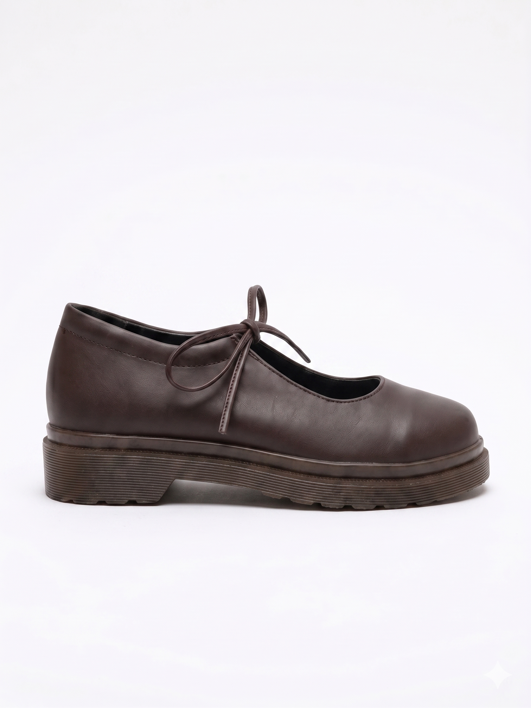 Zapato lazos Emily Café
