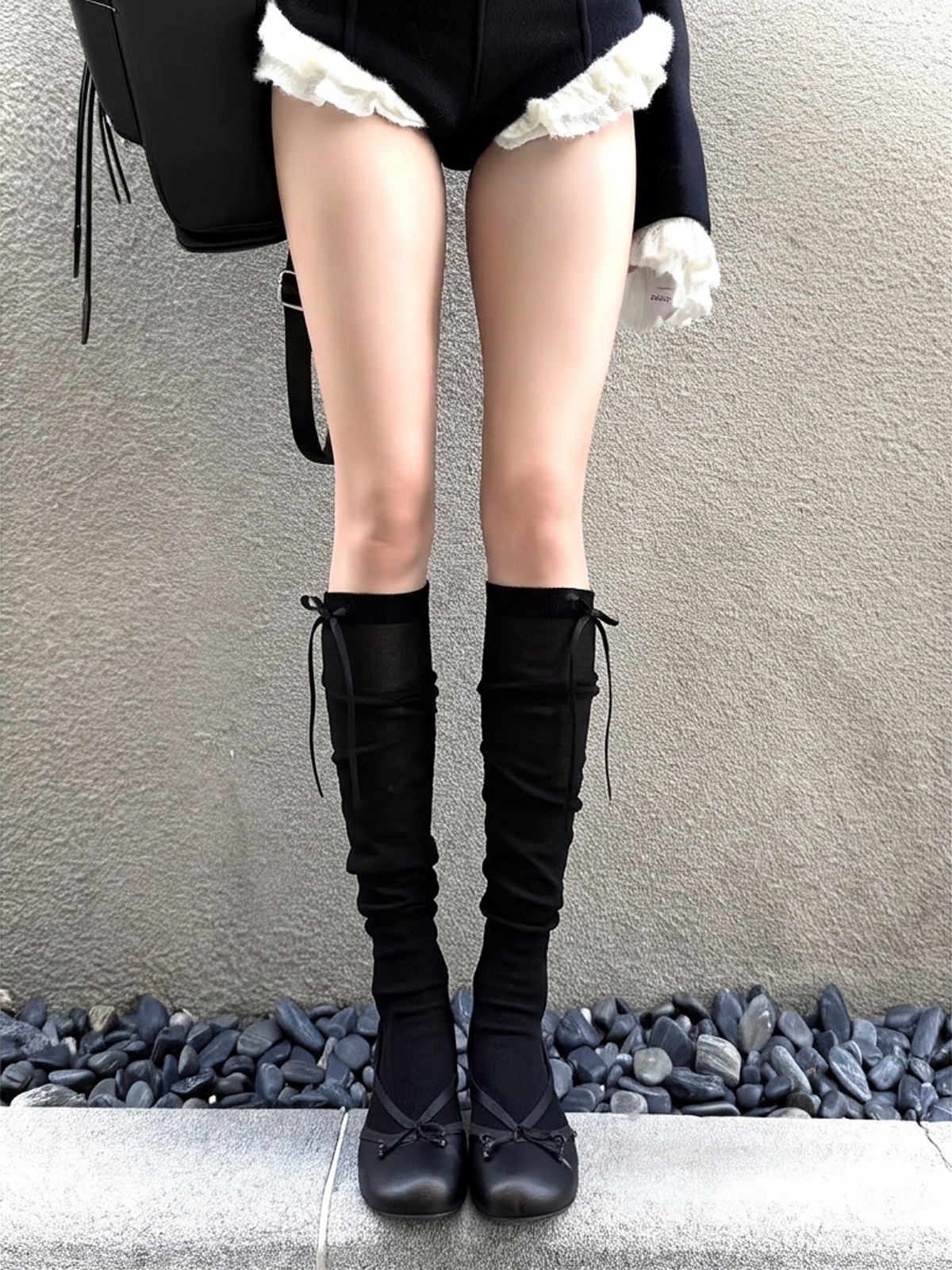 Calceta largas con cinta