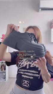 Zapato MEGAN negro plataforma